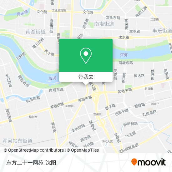 东方二十一网苑地图