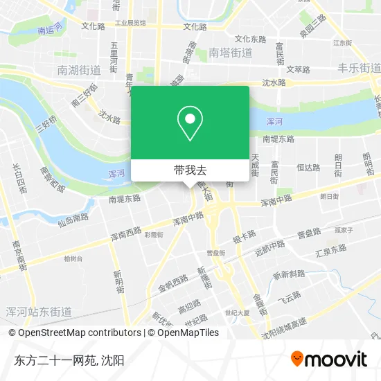 东方二十一网苑地图