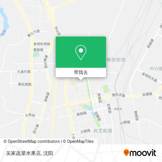 吴家蔬菜水果店地图