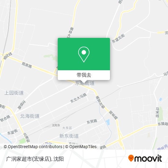 广润家超市(宏缘店)地图