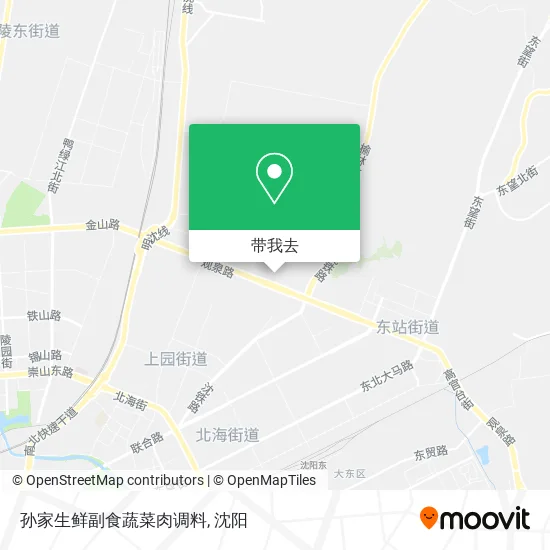 孙家生鲜副食蔬菜肉调料地图