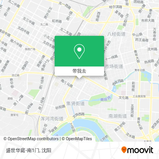 盛世华庭-南1门地图