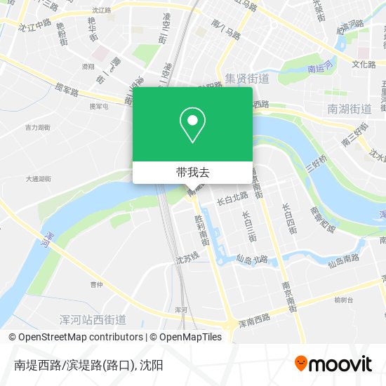 南堤西路/滨堤路(路口)地图