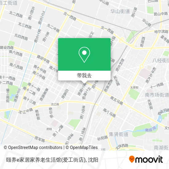 颐养e家居家养老生活馆(爱工街店)地图
