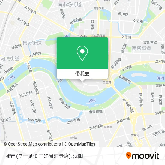 街电(良一足道三好街汇景店)地图