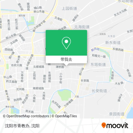 沈阳市青教办地图