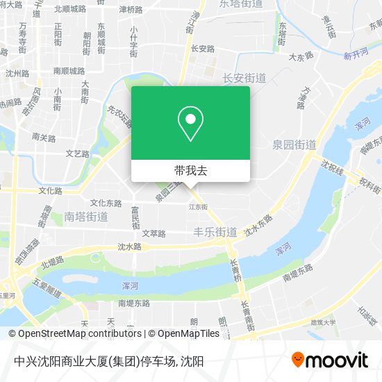 中兴沈阳商业大厦(集团)停车场地图