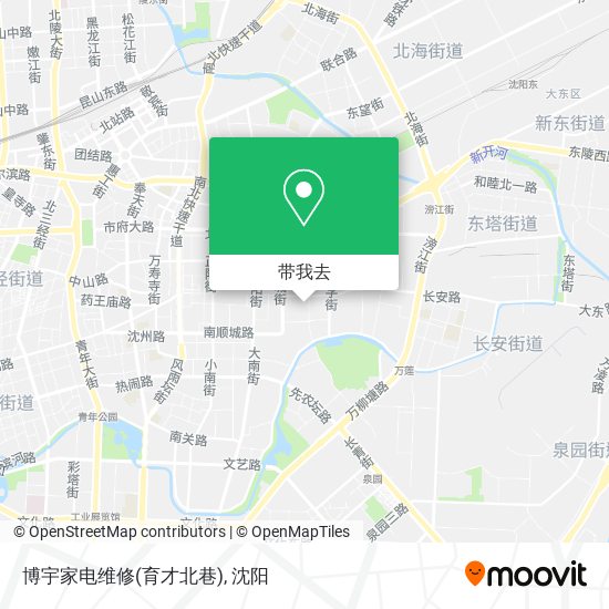 博宇家电维修(育才北巷)地图