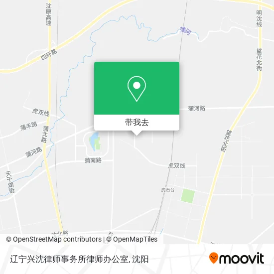 辽宁兴沈律师事务所律师办公室地图