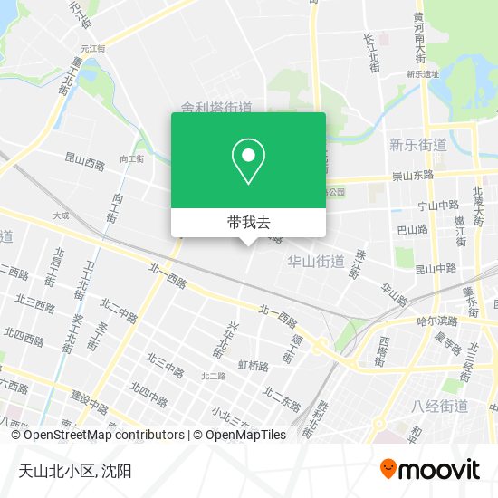 天山北小区地图