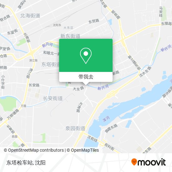 东塔检车站地图