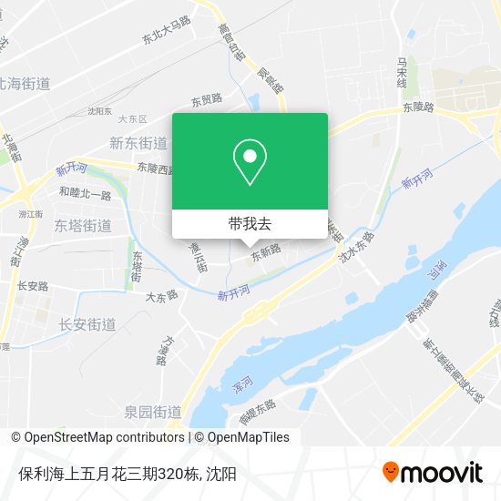 保利海上五月花三期320栋地图