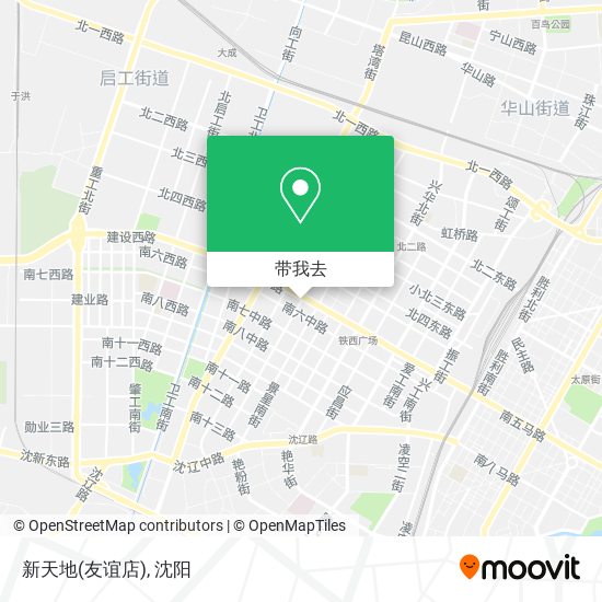 新天地(友谊店)地图