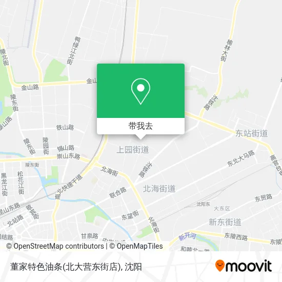 董家特色油条(北大营东街店)地图