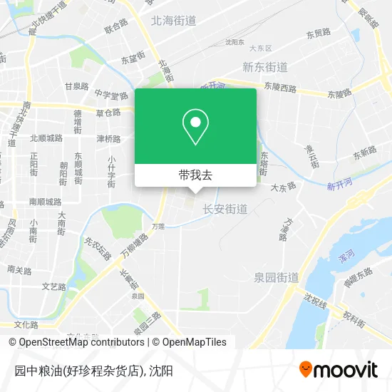园中粮油(好珍程杂货店)地图