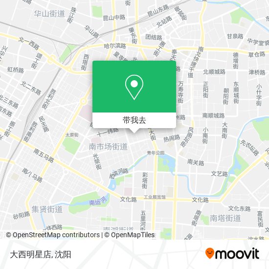 大西明星店地图