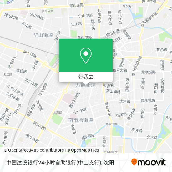 中国建设银行24小时自助银行(中山支行)地图