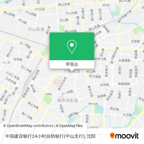 中国建设银行24小时自助银行(中山支行)地图