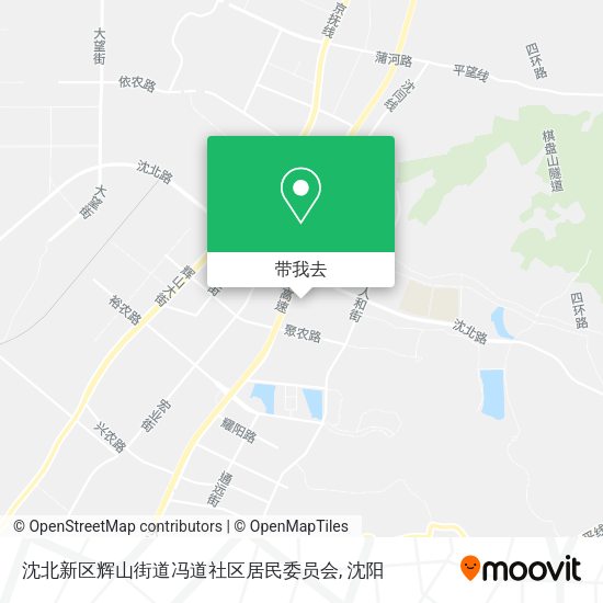 沈北新区辉山街道冯道社区居民委员会地图