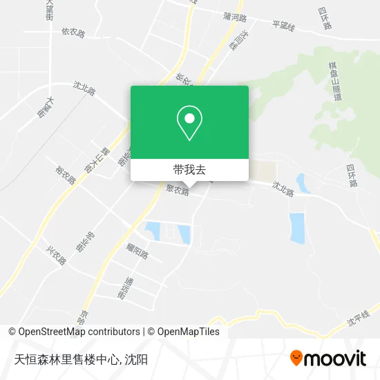 天恒森林里售楼中心地图