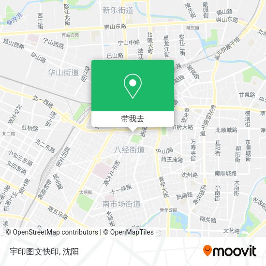 宇印图文快印地图