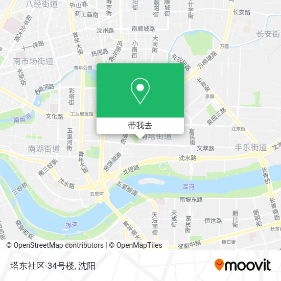 塔东社区-34号楼地图
