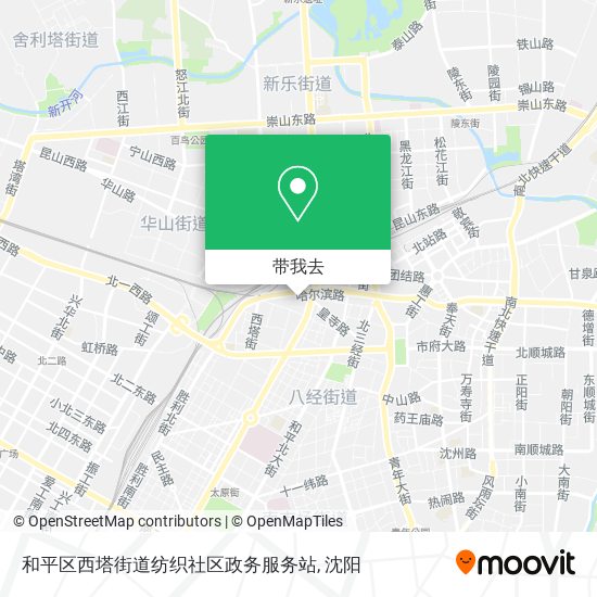 和平区西塔街道纺织社区政务服务站地图
