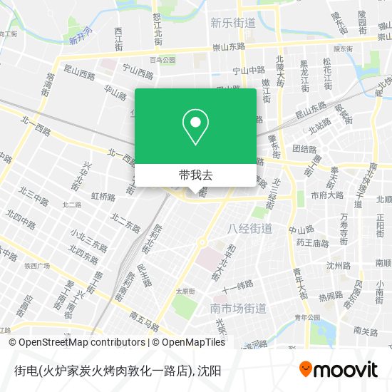 街电(火炉家炭火烤肉敦化一路店)地图