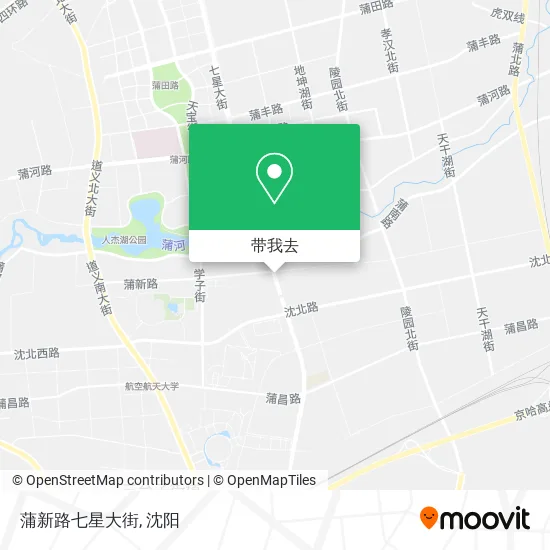 蒲新路七星大街地图