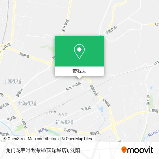 龙门花甲时尚海鲜(国瑞城店)地图