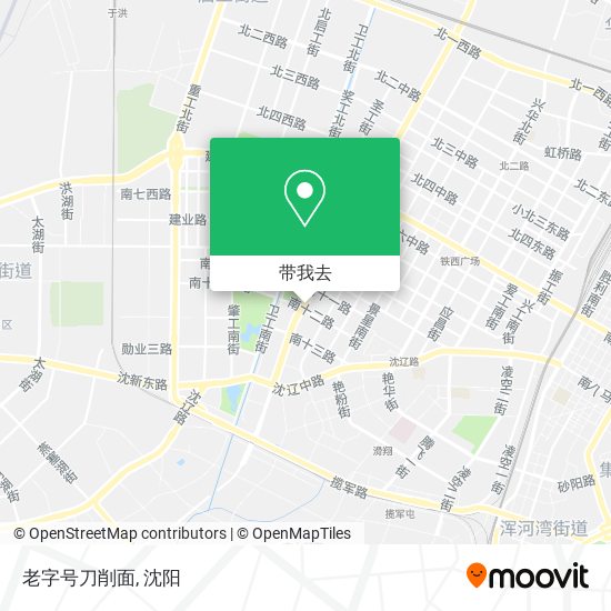 老字号刀削面地图