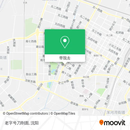 老字号刀削面地图