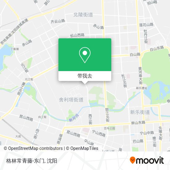 格林常青藤-东门地图