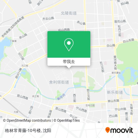 格林常青藤-10号楼地图