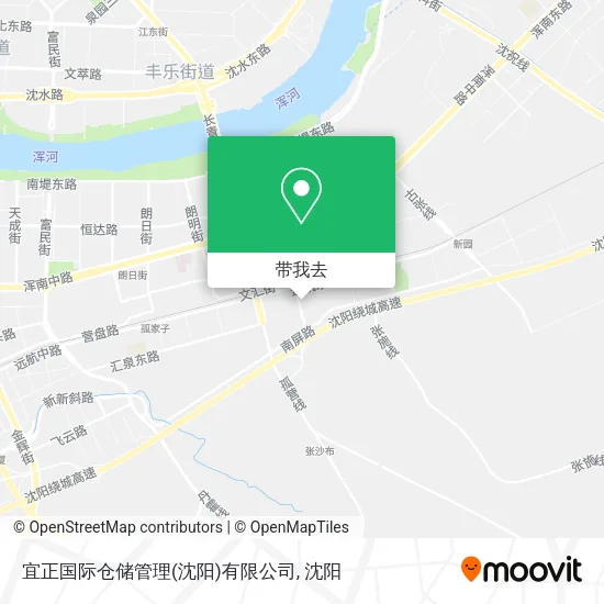 宜正国际仓储管理(沈阳)有限公司地图