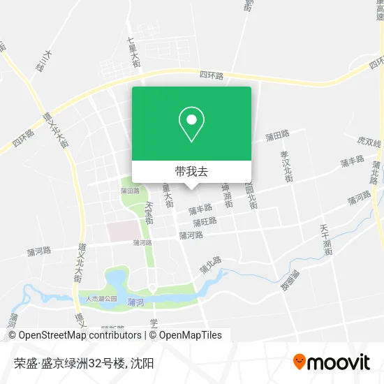 荣盛·盛京绿洲32号楼地图