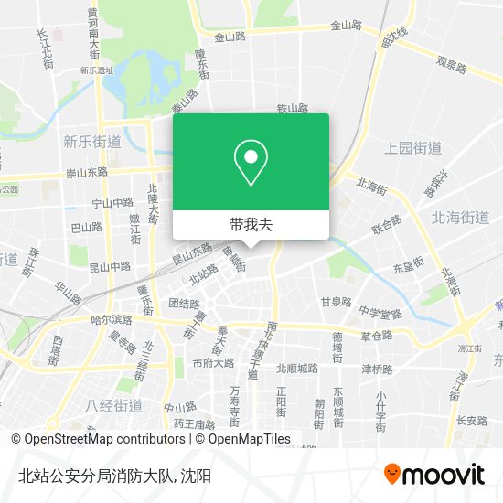 北站公安分局消防大队地图