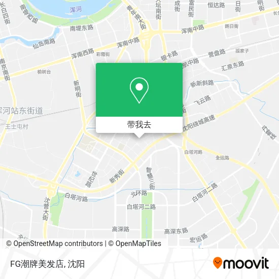 FG潮牌美发店地图