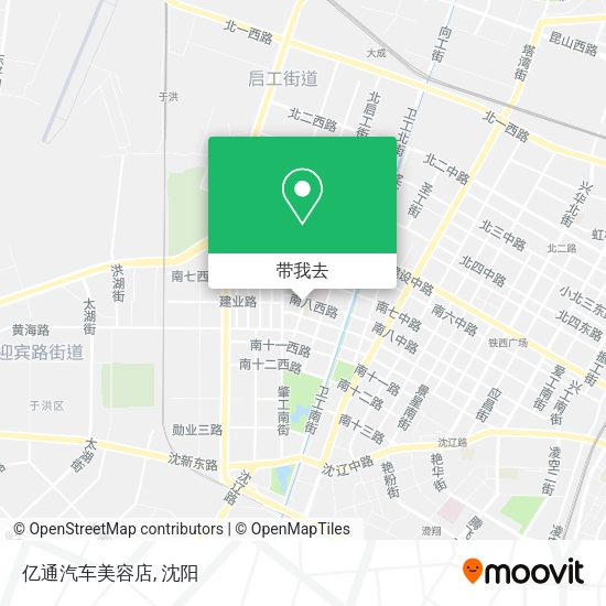 亿通汽车美容店地图