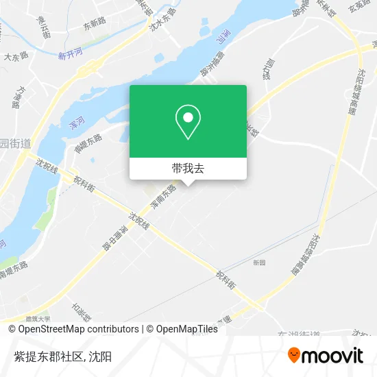 紫提东郡社区地图