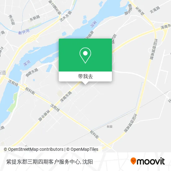 紫提东郡三期四期客户服务中心地图