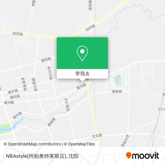 NBAstyle(尚柏奥特莱斯店)地图