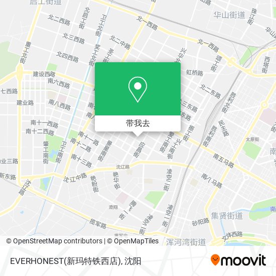 EVERHONEST(新玛特铁西店)地图