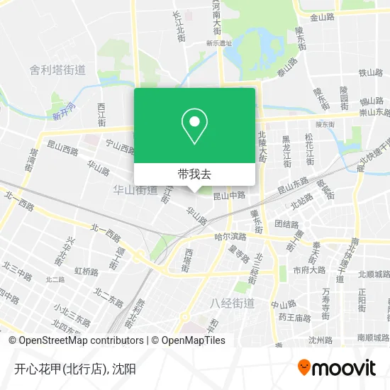 开心花甲(北行店)地图