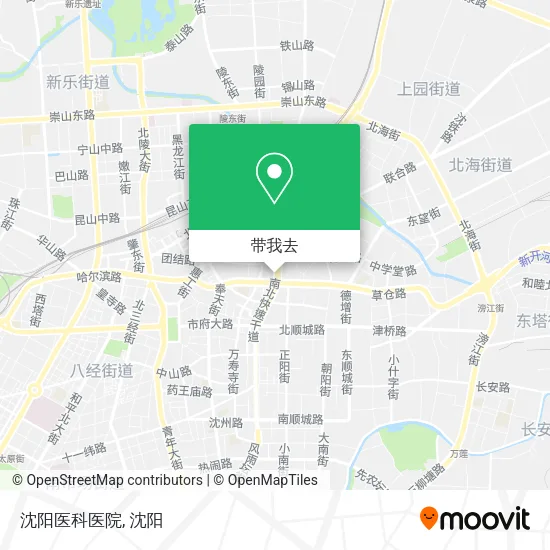 沈阳医科医院地图