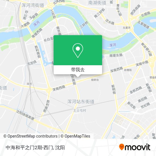 中海和平之门2期-西门地图