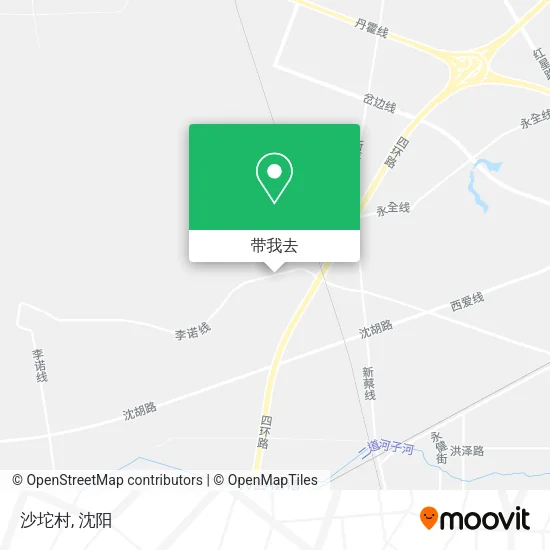 沙坨村地图