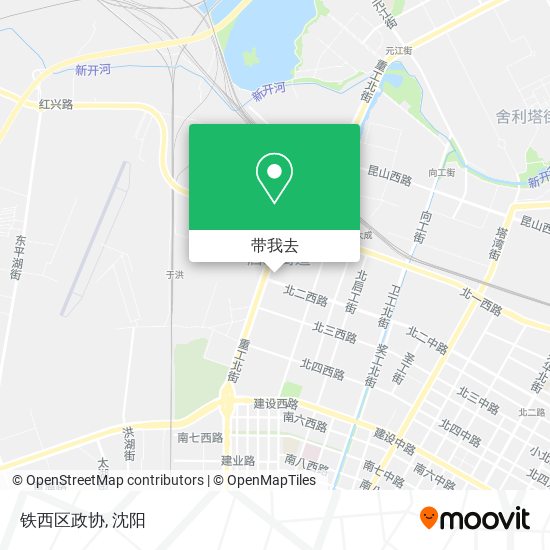 铁西区政协地图