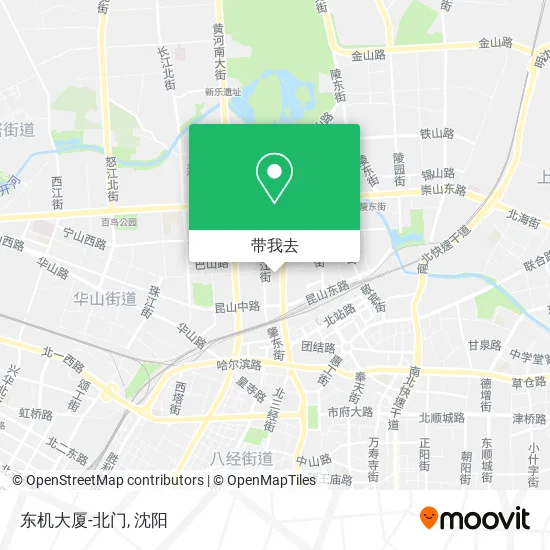 东机大厦-北门地图