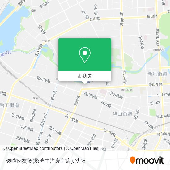馋嘴肉蟹煲(塔湾中海寰宇店)地图